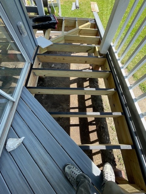Deck Restoration before